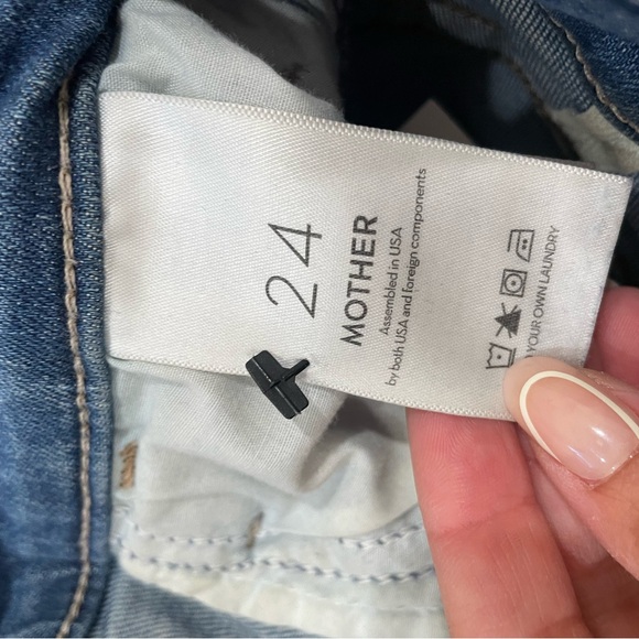 MOTHER The Hustler Ankle Fray In Healing Jar Size 24 - Picture 9 of 10